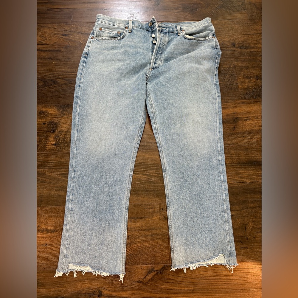 Agolde Riley Crop Straight Jeans NWT